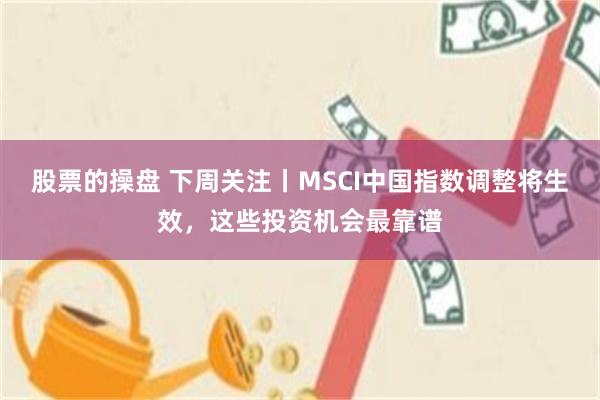 股票的操盘 下周关注丨MSCI中国指数调整将生效，这些投资机会最靠谱