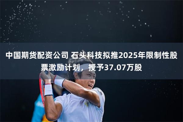 中国期货配资公司 石头科技拟推2025年限制性股票激励计划，授予37.07万股