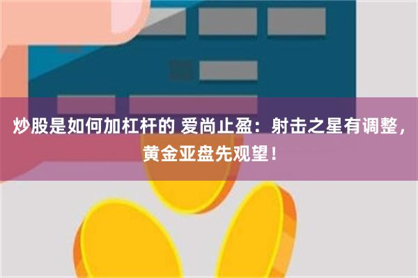炒股是如何加杠杆的 爱尚止盈：射击之星有调整，黄金亚盘先观望！