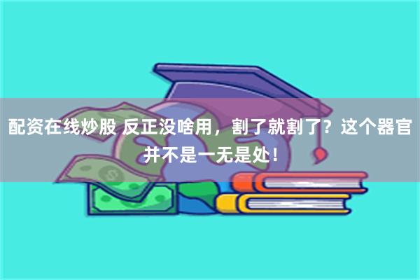 配资在线炒股 反正没啥用，割了就割了？这个器官并不是一无是处！