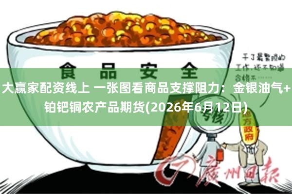 大赢家配资线上 一张图看商品支撑阻力：金银油气+铂钯铜农产品期货(2026年6月12日)