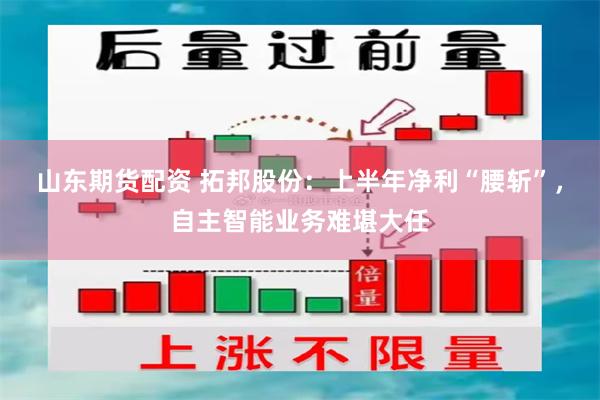 山东期货配资 拓邦股份：上半年净利“腰斩”，自主智能业务难堪大任